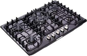 30 Inch Gas Cooktops Dual Fuel Sealed 5 Burners Stainless Steel Gas Cooktop Drop-in Gas HobDK157-A01S