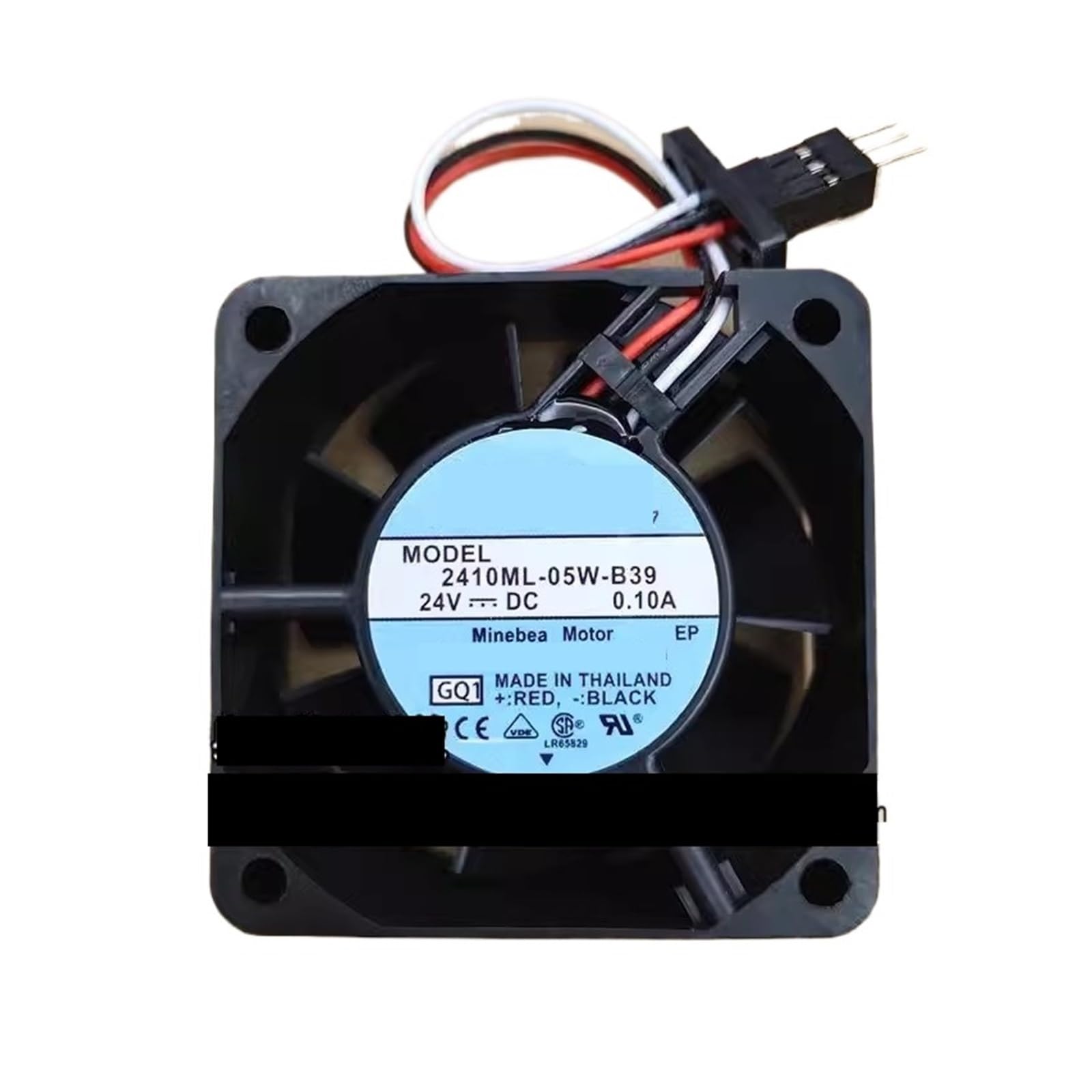 Ventilateur 2410ML-05W-B39 DC24V 0.10A pour boîtier 80x80x25mm