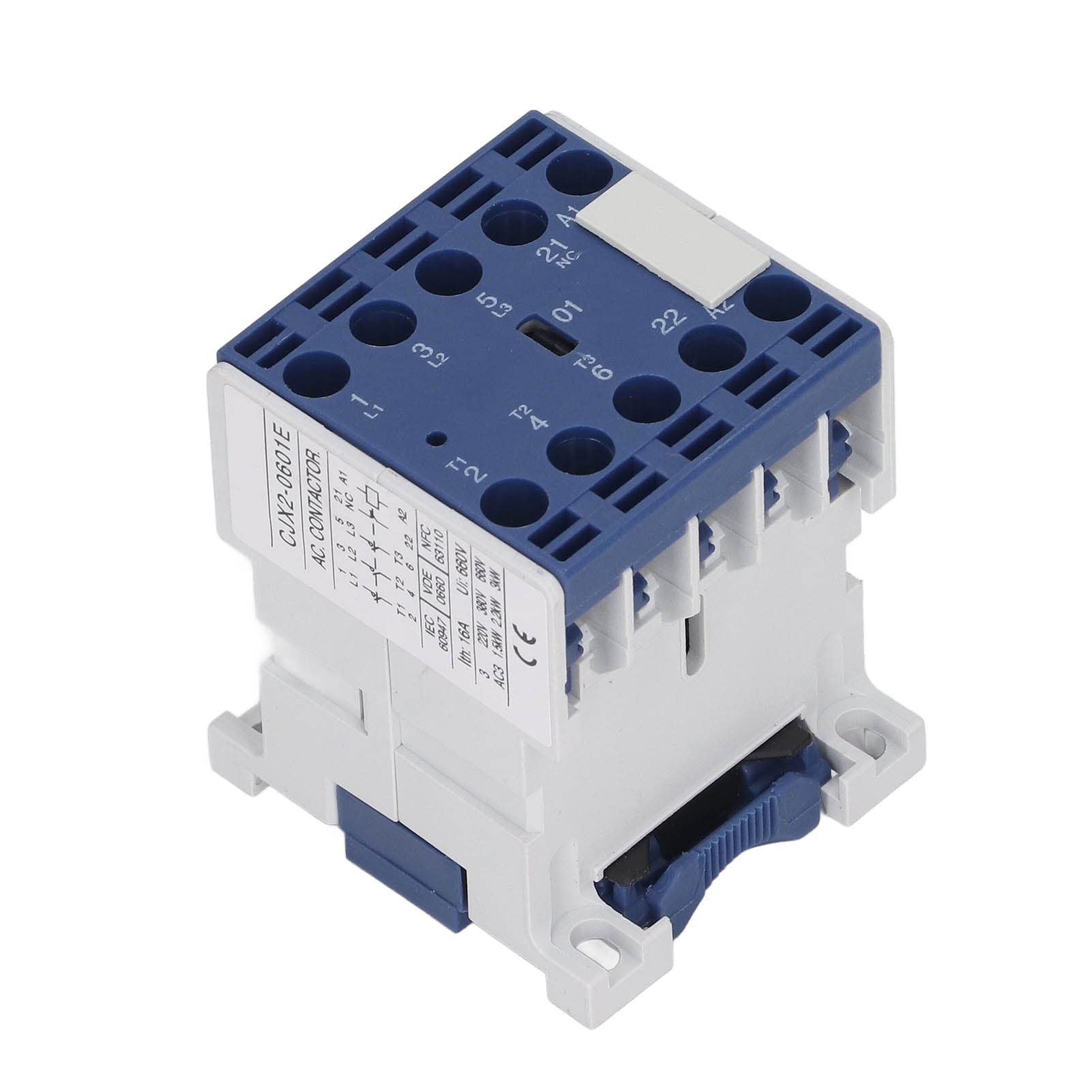 Relais De Contacteur CA, Contacteur De Puissance, Triphasé 3 Pôles Ignifuge Commande De Démarreur De Moteur, Contacteur CA Normalement Ouvert Pour Les Applications Électriques