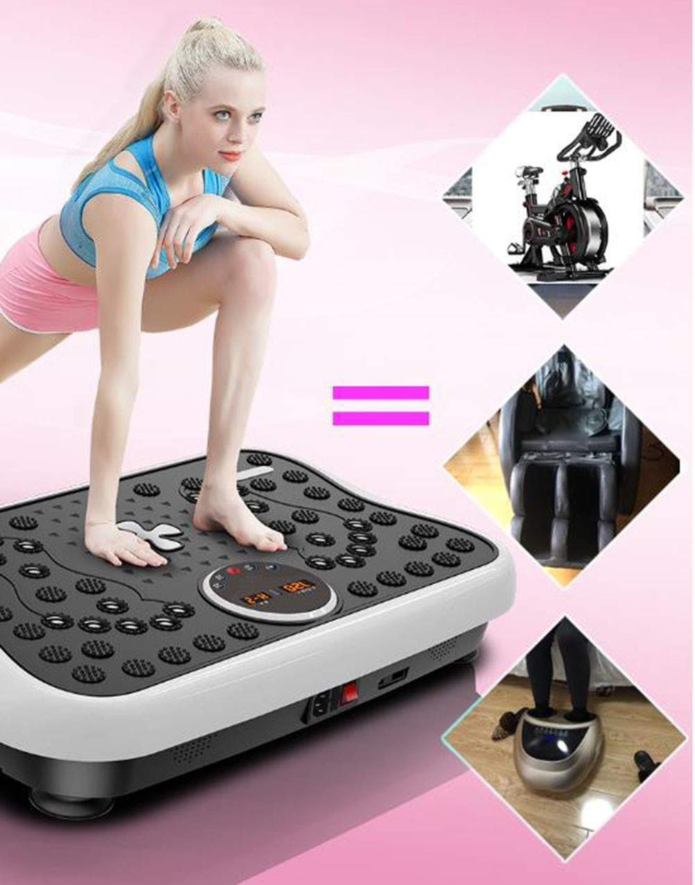 Macchina per Esercizi a Vibrazione Macchina per Il Fitness a Vibrazione Piattaforma di Vibrazione per Tutto Il Corpo Attrezzatura per la Vibrazione di Tutto Il Corpo Attrezzatura per la Perdita di p