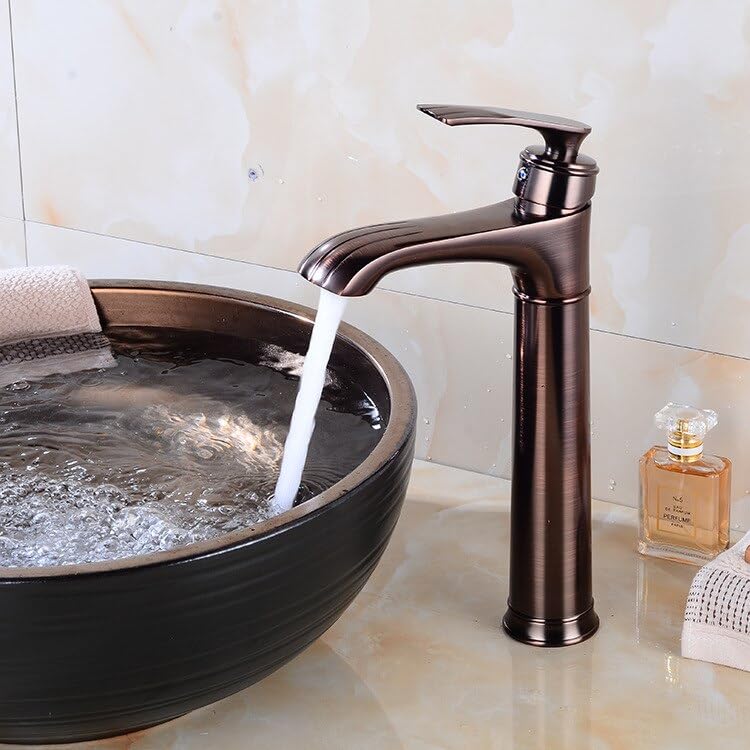 Grifo de fregadero vintage ORB mezclador de agua fría y caliente para lavabo doméstico