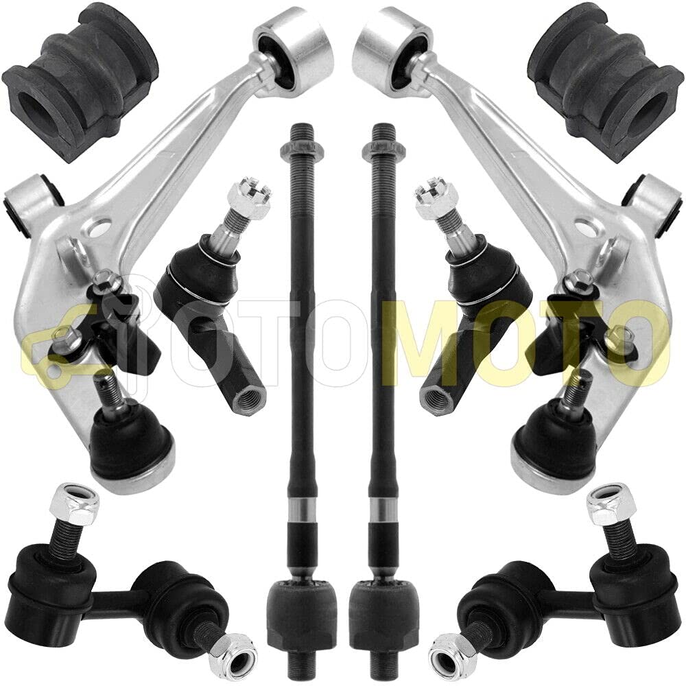 Kit bras de suspension avant compatible NISSAN X-TRAIL T30 triangle, rotule, biellette 10 pièces