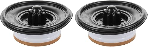 Orbit WaterMaster Underground 57078 - Diafragma antisifón, negro, 2 diafragmas diferentes (2 unidades)