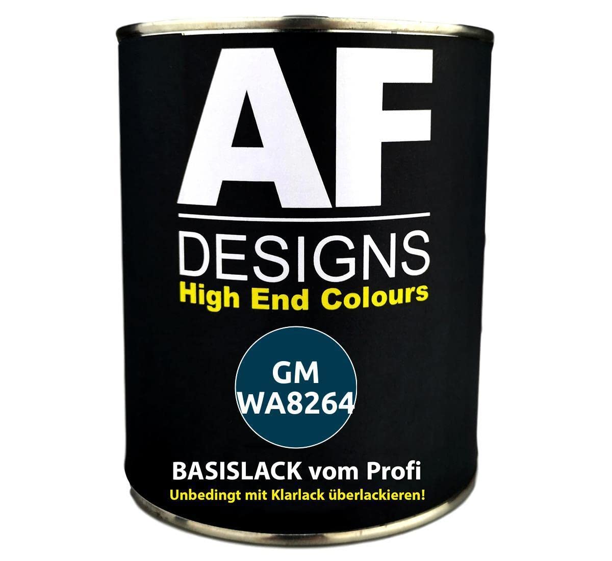 Alex Flittner Designs 250 ML vernice auto per GeneralMotors WA8264 Dark Blue Metallic vernice base pronta da spruzzare