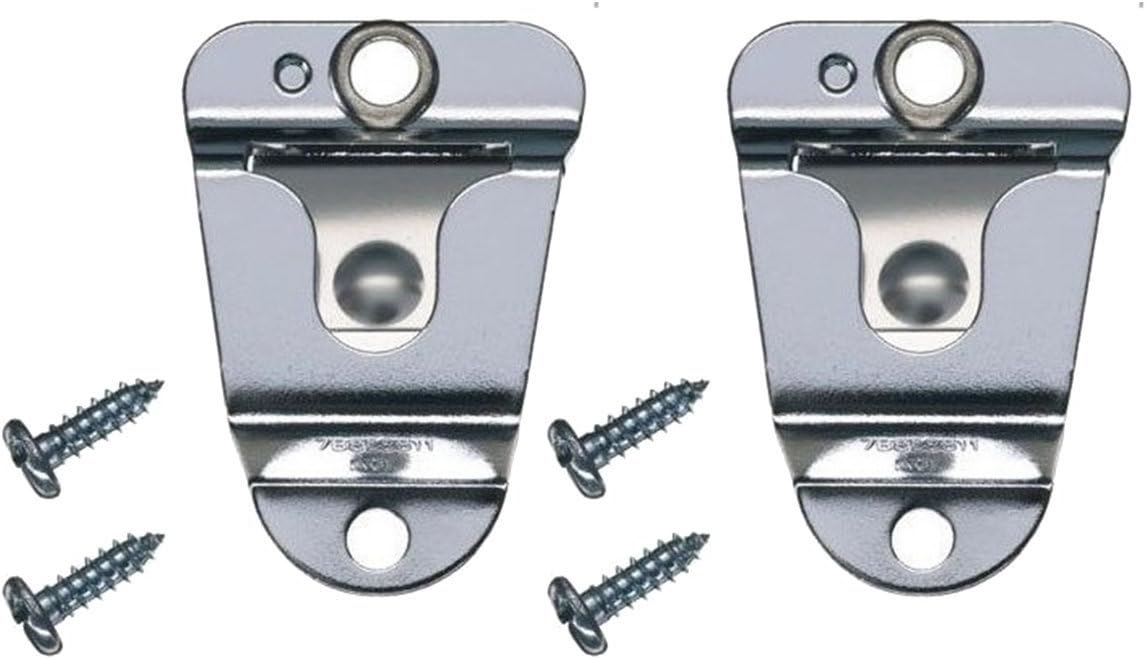 2Pack Quality Microphone Hang Up Clip Microphone Holder Clip Screw in Compatible with CB Motorola HLN9073B CDM1250 CDM750 GM300 M1225 GM3688 GTX800 Kenwood TK768G TK868G TM471A