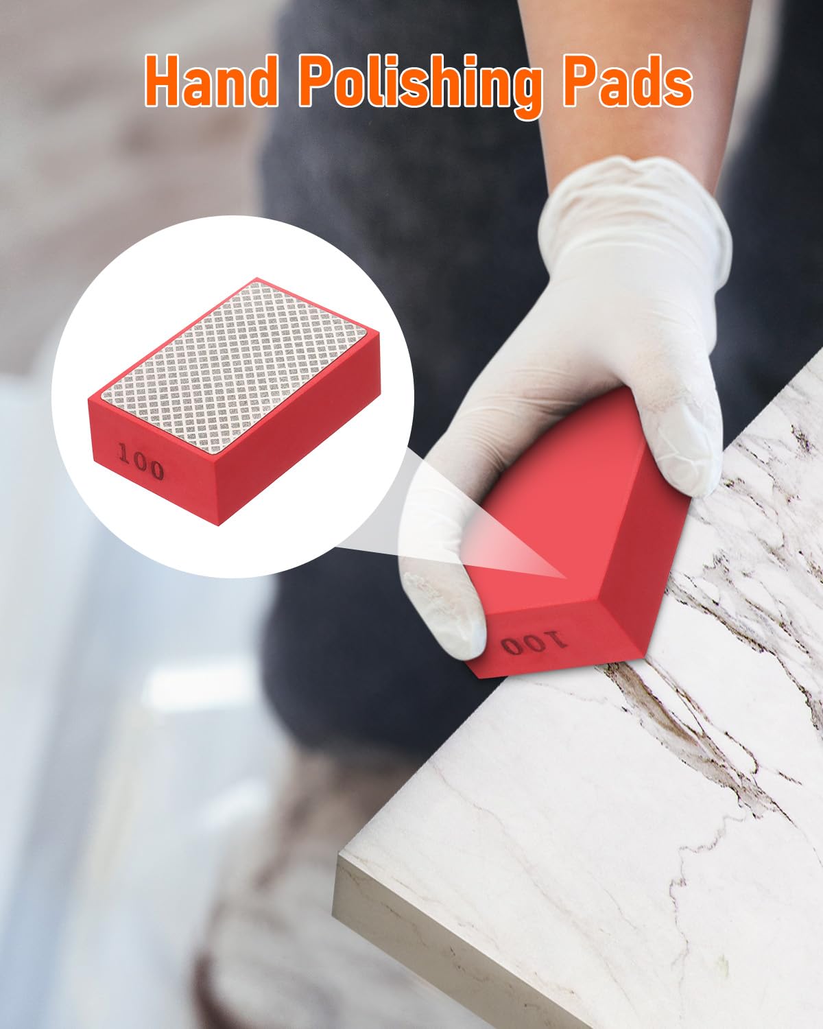 Diamond Polishing Pads - 6 Pack Grit Set -3