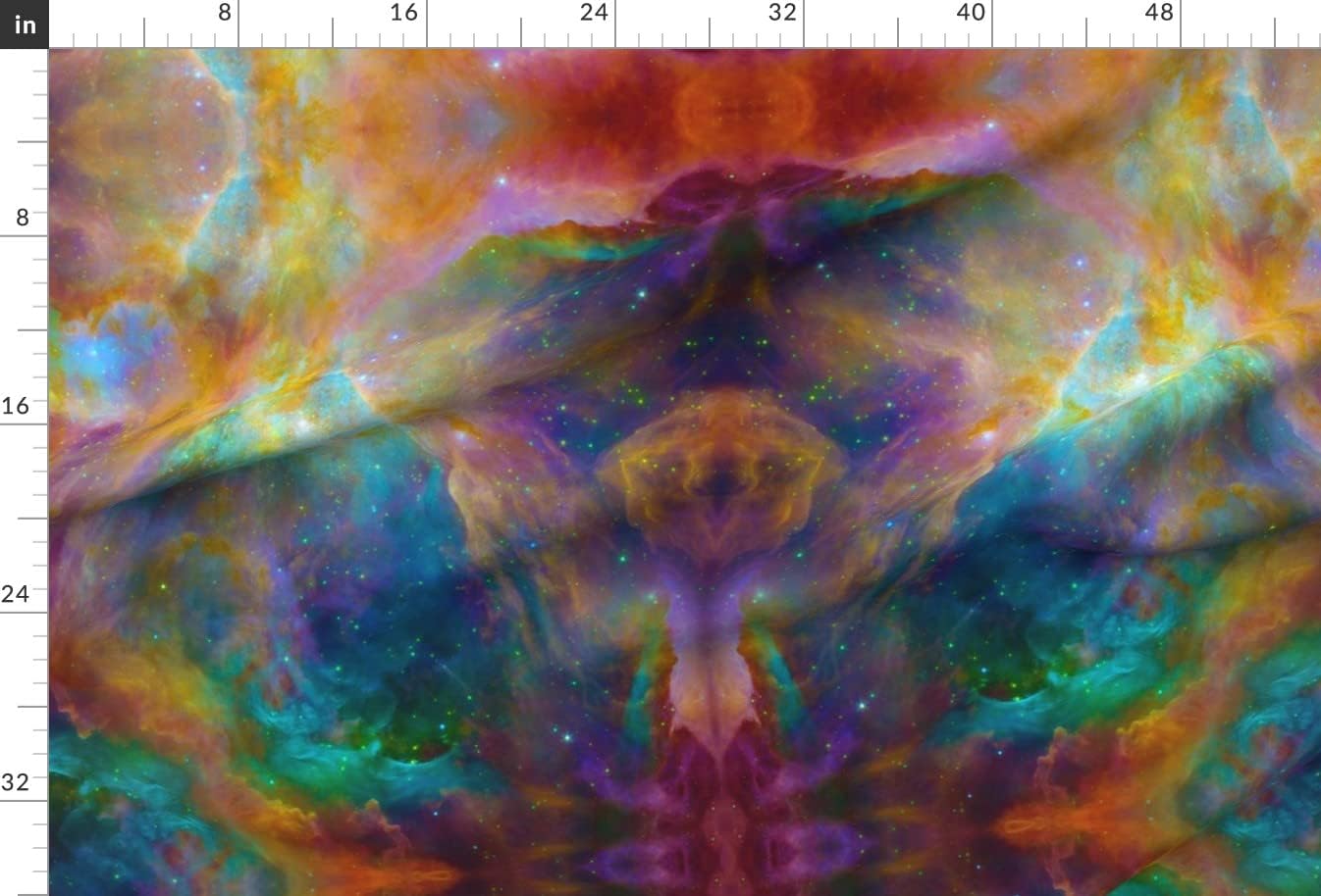 Spoonflower Fabric - Rainbow Galaxy Nebula Heart Sloth Printed on Minky Fabric by The Yard - Sewing Baby Blankets Quilt Backing Plush