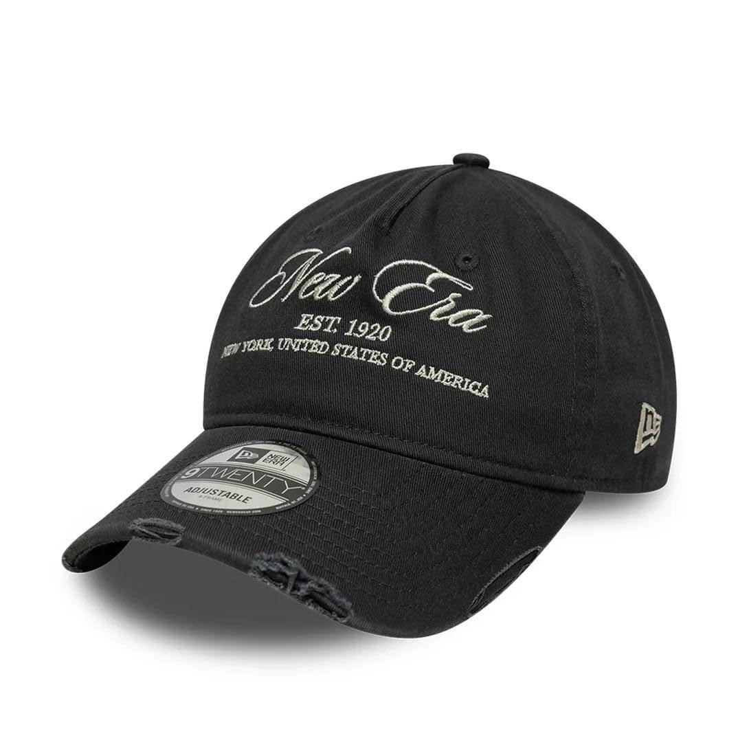 New Era Washed Distressed 9Twenty A-Frame Cap Dark Gray โ image 1