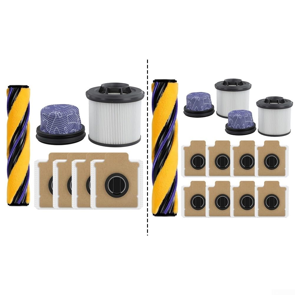 Kit de piezas de repuesto para Z40 con filtro HEPA lavable, cepillo de rodillo principal, filtro premotor y bolsas de polvo de alta capacidad para aspiradora Z40 Station (B)