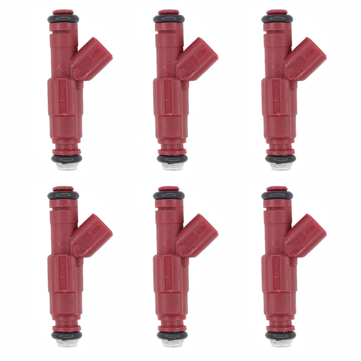 XtremeAmazing Pack of 6 12-Hole 24LB Fuel Injector 0280156161