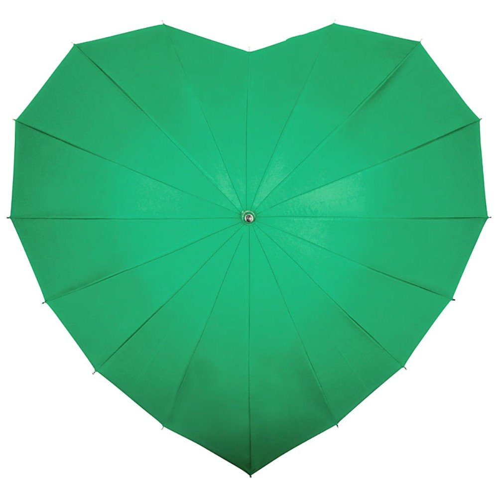 VON LILENFELD® Ombrelle Parapluie Grand Robuste Parasol Femme Cœur vert