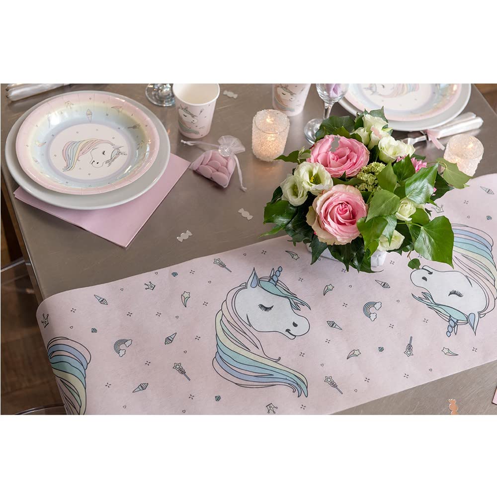 Runner Da Tavola Santex In Cotone 100% – Stile Etnico Rosa Cipria, 28 Cm X 3 Metri – Taglia Unica, Tagliabile Su Misura, Perfetto Per Feste - 2