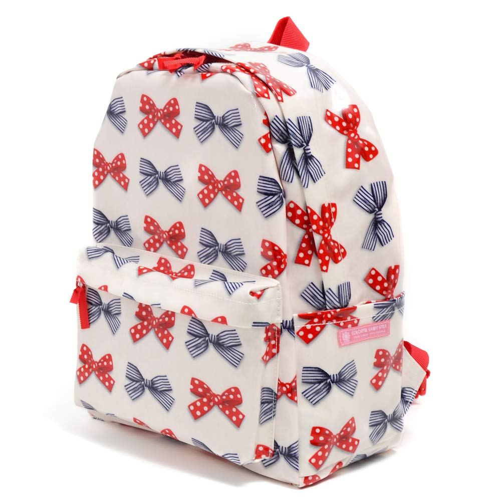 familiar リボンデザイン ストライプリュック familiar リボンデザイン ストライプリュック - メルカリ