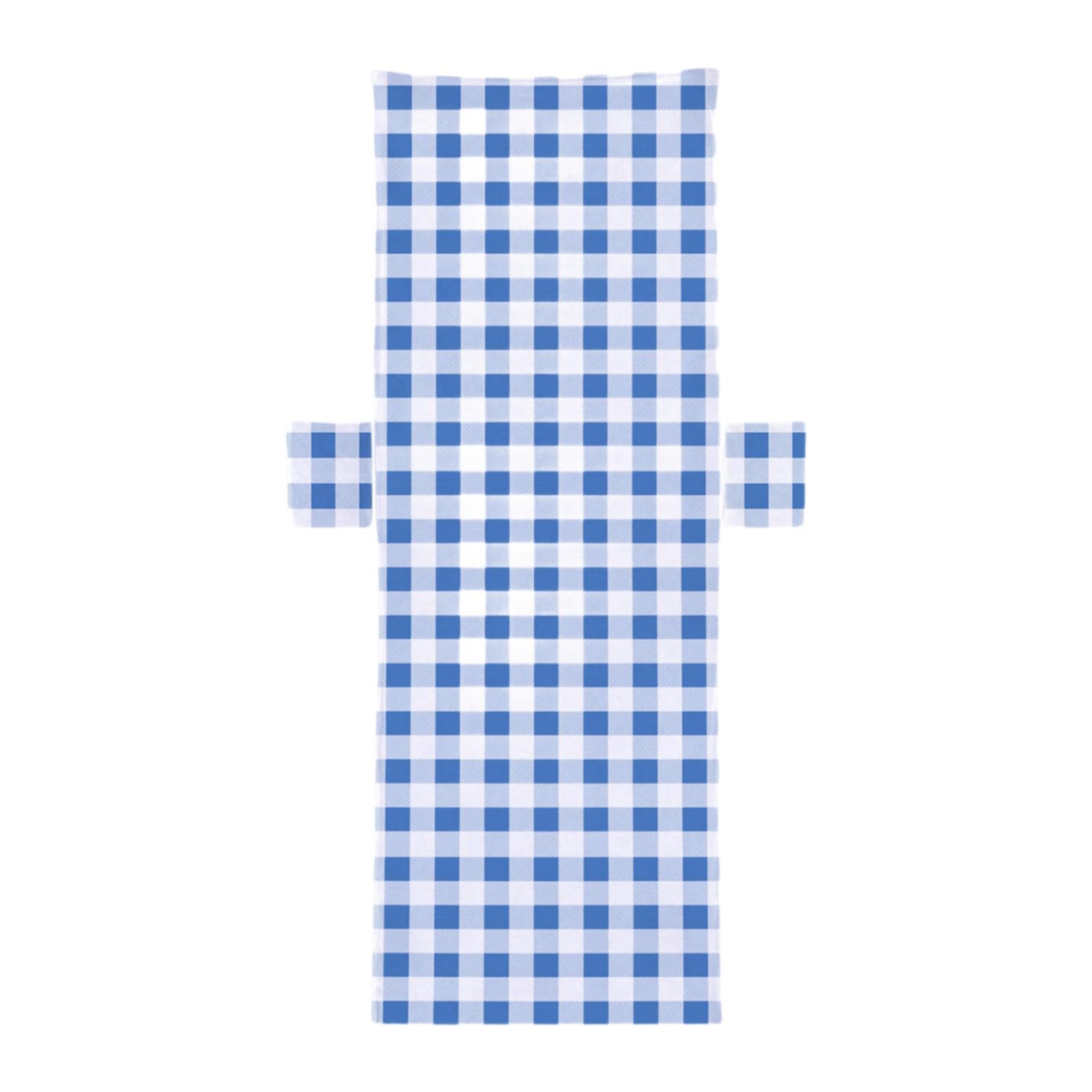 Baoblaze Beach Chair Cover Towel with Pockets Practical Microfiber Lounge Towel Cover for Outdoor Trips, Blue