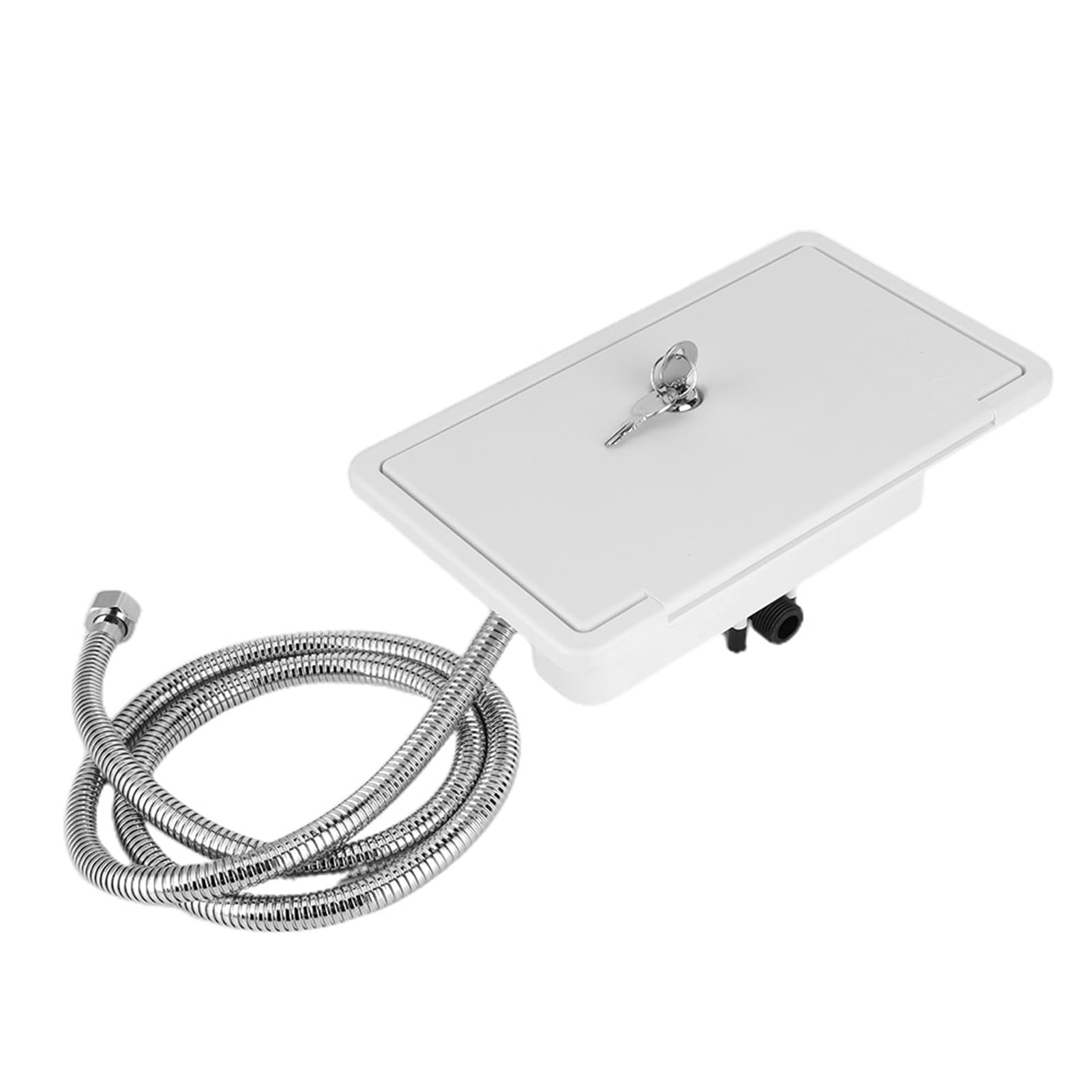 Ducha de Camping ,Caja de ducha RV para Caravanas Fabricada 267 x 157 x 107 mm para Caravana Autocaravana y Barco Marino