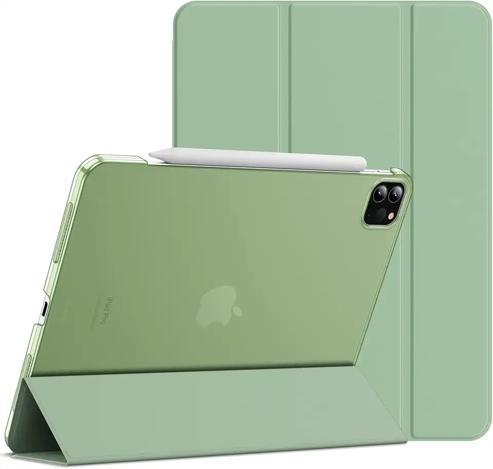 JETech Capa para iPad Pro 11 Polegadas, Modelo 2022/2021/2020/2018 (4ª/3ª/2ª/1ª Geração), Compatível com Pencil, Capa Despertar/Suspender Automático (Verde Matcha)