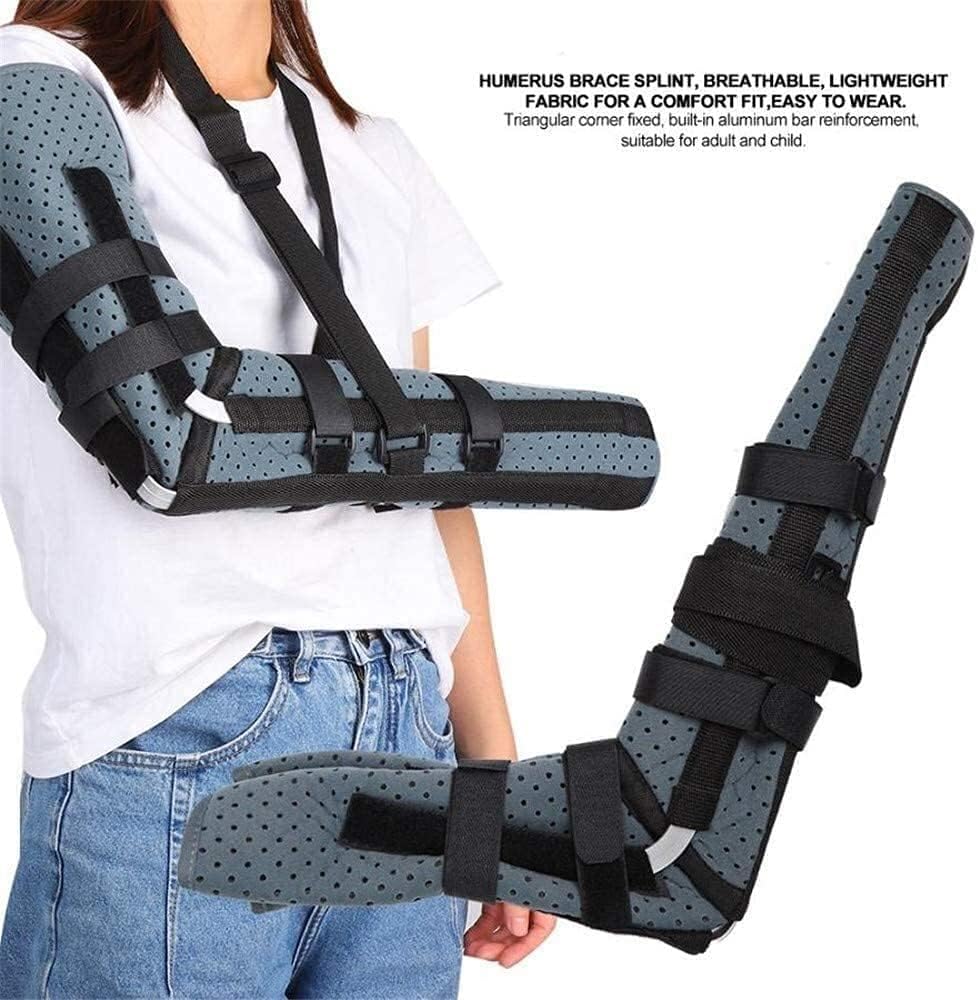 Imbragatura per Braccio per lesioni alla Spalla, Imbracatura per Braccio per Polso Rotto, Stecca di Supporto per immobilizzatore per Spalla Traspirante, Stecche per Imbracatura per Braccio r