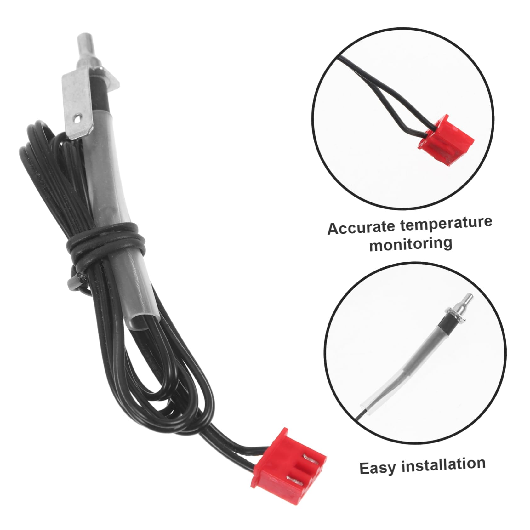 2pcs Rice Cooker Temperature Control Head Rice Cooker Top Cover Temperature Sensor Temperature Probe for Rice Cooker Rice Cooker Top Lids Temperature Sensor Rice Cooker Sensor