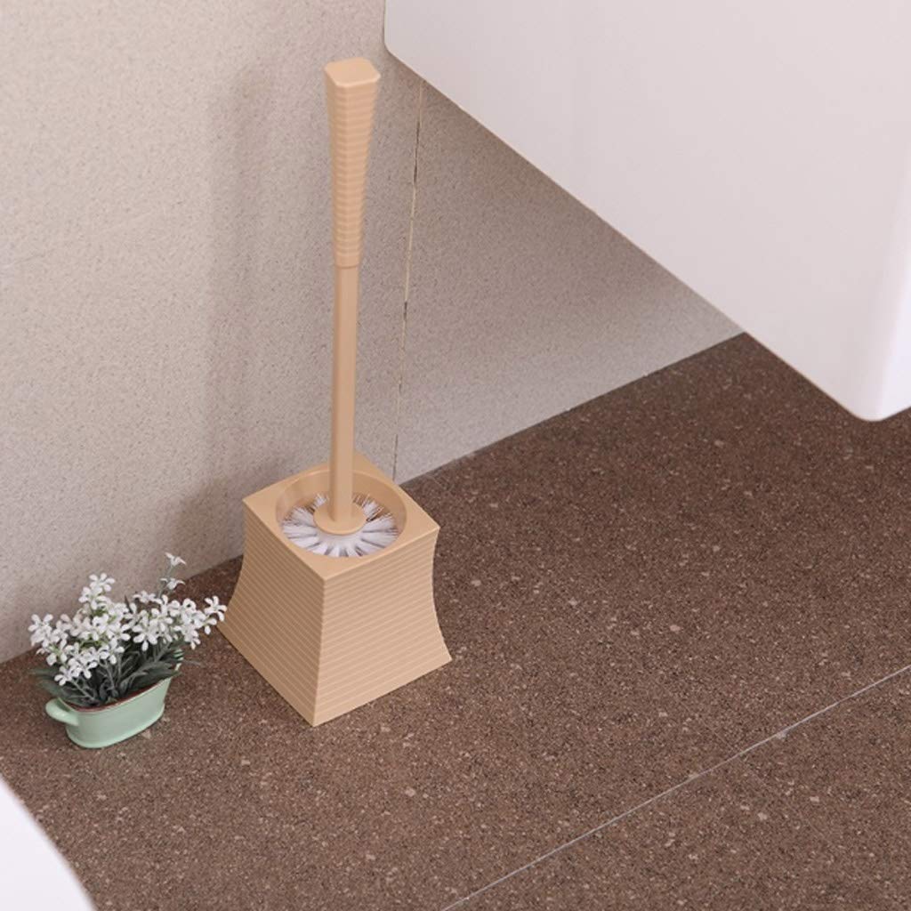 Set scopino per WC con Supporto - Scopino per WC Robusto e Antiscivolo e portaoggetti per Bagno - Scopino per WC con Staffa per Una Facile Pulizia