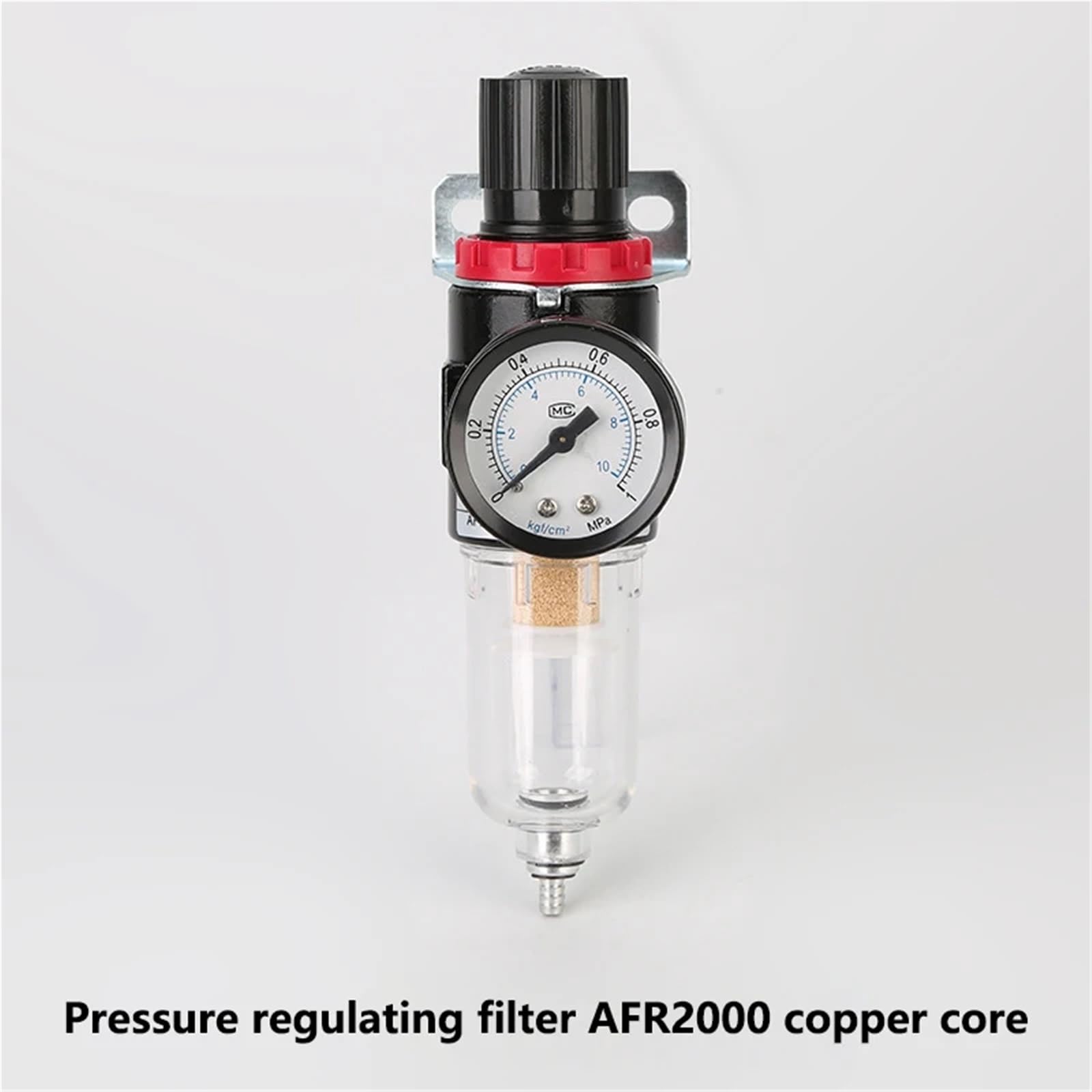 1 sztuka AFC2000 G1/4" sprężarka powietrza separator oleju i wody filtr reduktor ciśnienia procesora powietrza AC/AFR/AR/AL/AF2000(AFR2000 plastikowy rdzenie)