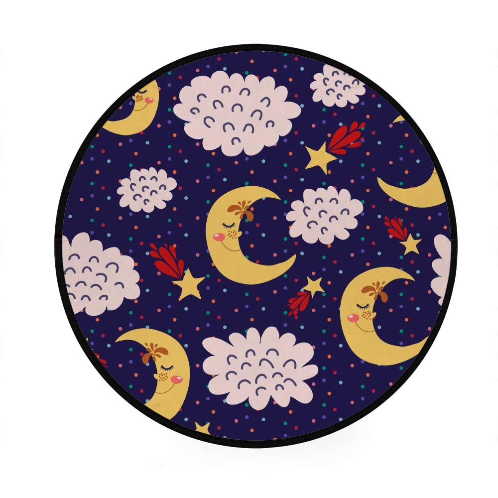 Tapis en plastique antidérapant CHEHONG lune 91cm contre les sols sales d'entrée