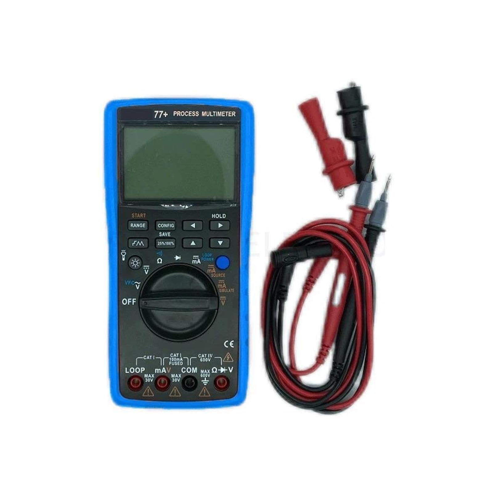 77+ Digital Multimeter 2 In 1 4-20mA Signal Output Multimeter Process Signal Source 0.5% Accuracy 22mA 24V Source Per principianti fai da te