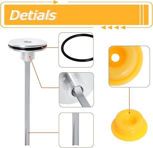 Miniatura 6 de 877-323 Piston Driver & 883-511 Piston Bumper Kit Compatible with Hitachi NR83 NR83A NR83A2 NR83A2(S) Framing Nailer, Replacement Part 877323,