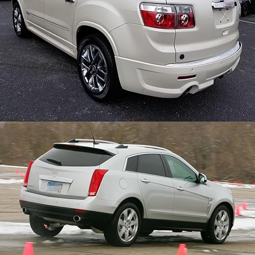 Miniatura 6 de Lente roja Parachoques Trasero Reflector Luces de la Vivienda Conjunto de Lente para Cadillac SRX Chevrolet Traverse GMC Acadia Saturn Outlook