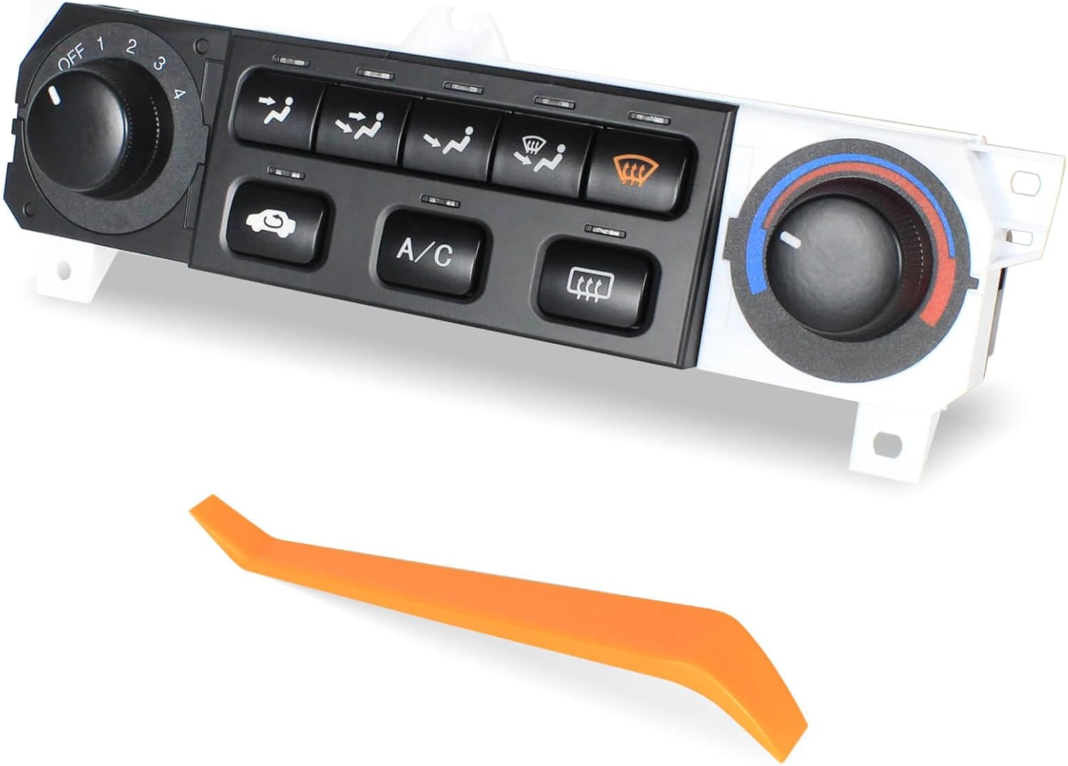 599-268 Heater Climate Control Switch Module Panel Compatible with Honda Accord 1998-2000, 1998-2004 Honda Odyssey, A/C Heater Climate Control Module Replace 79600-S84-A01ZA