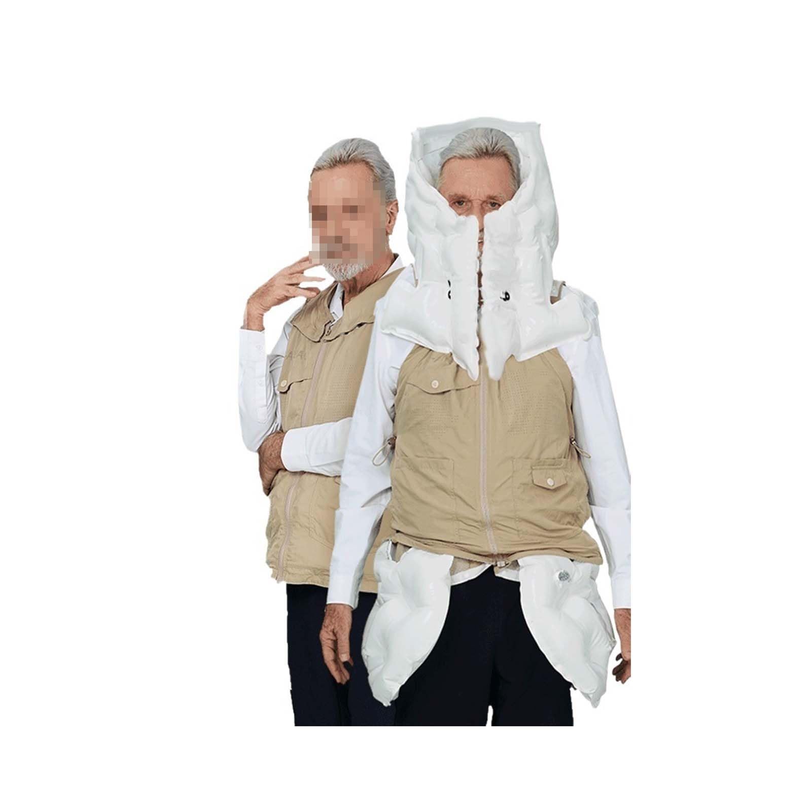 Gilet Anti-Chute léger et airbag pour Personnes âgées, avec Application pour vérifier Les données d'exercice, réutilisable (Moyen)