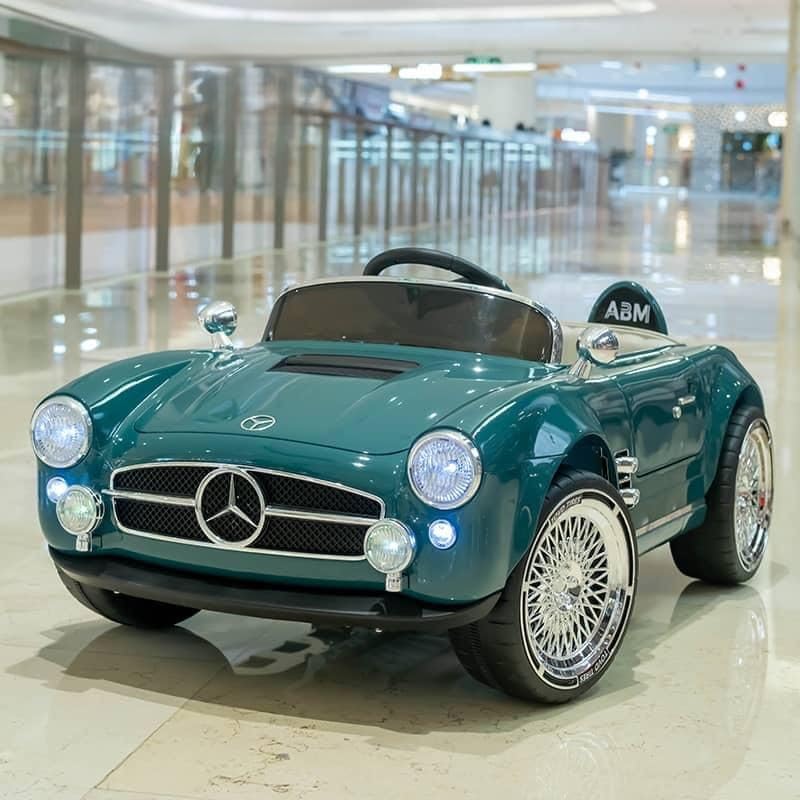 Image of Kawaii Kids AMR GT 12V Sports Car with Remote, Music & Lights, Green