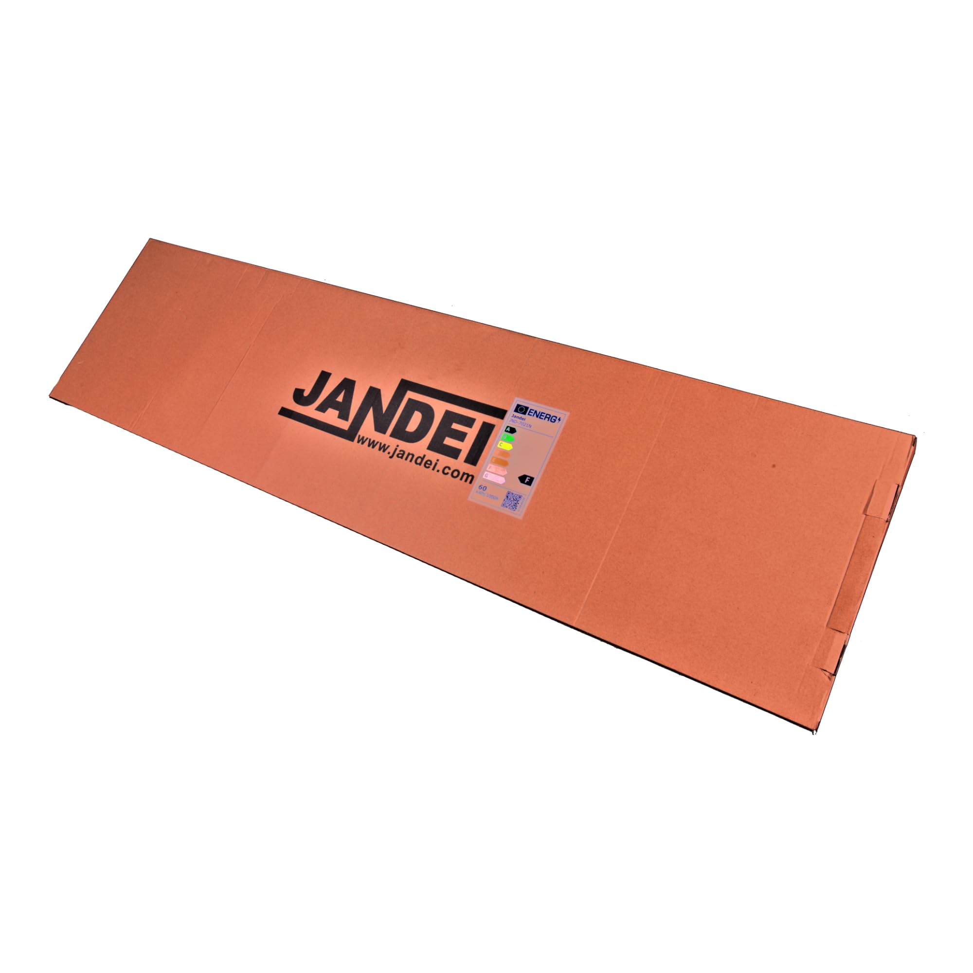 Jandei - Confezione da 2 pannelli da soffitto LED di superficie retroilluminata 120 x 30 cm, potenza 60 W, 5000 lumen, cornice bianca, driver incluso (bianco freddo 6000 K)