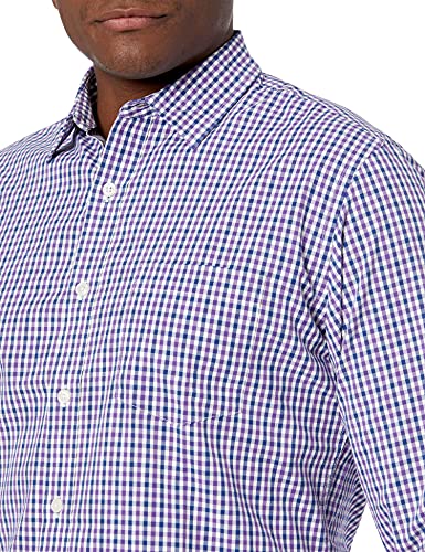 Image of Amazon Essentials Men's Regular-Fit Long-Sleeve Casual Poplin Shirt, Button Front, Business Casual, Collared
