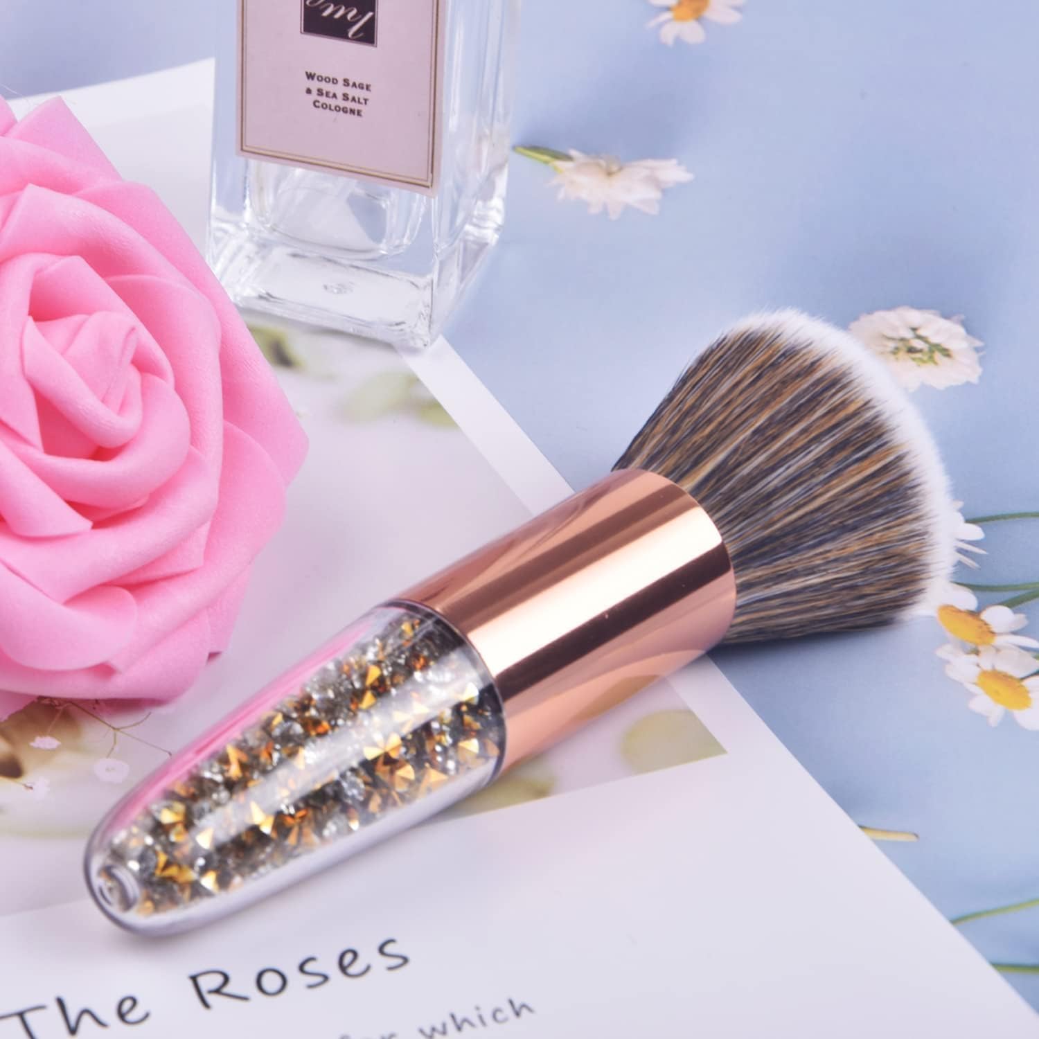 Makeup Blush Brush for Cheeks, Travel Size Face Powder, Fluffy Foundation, Kabuki Brush for Mineral Powder, Contouring, Cream or Liquid Cosmetics 4