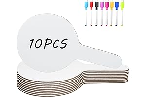 18Pcs Dry Erase Answer Paddles for Classroom or Conference