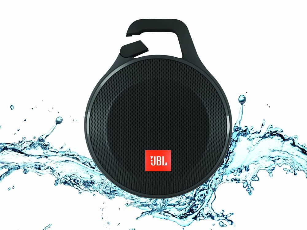 JBL JBLCLIPPLUSBLK Clip Splashproof Portable Bluetooth Speaker Black