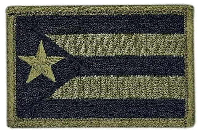Puerto Rico Flag Patch – Embroidered, New, With Velcro® Fastener – Perfect For Hats, Bags & Jackets 5 thumbnail image