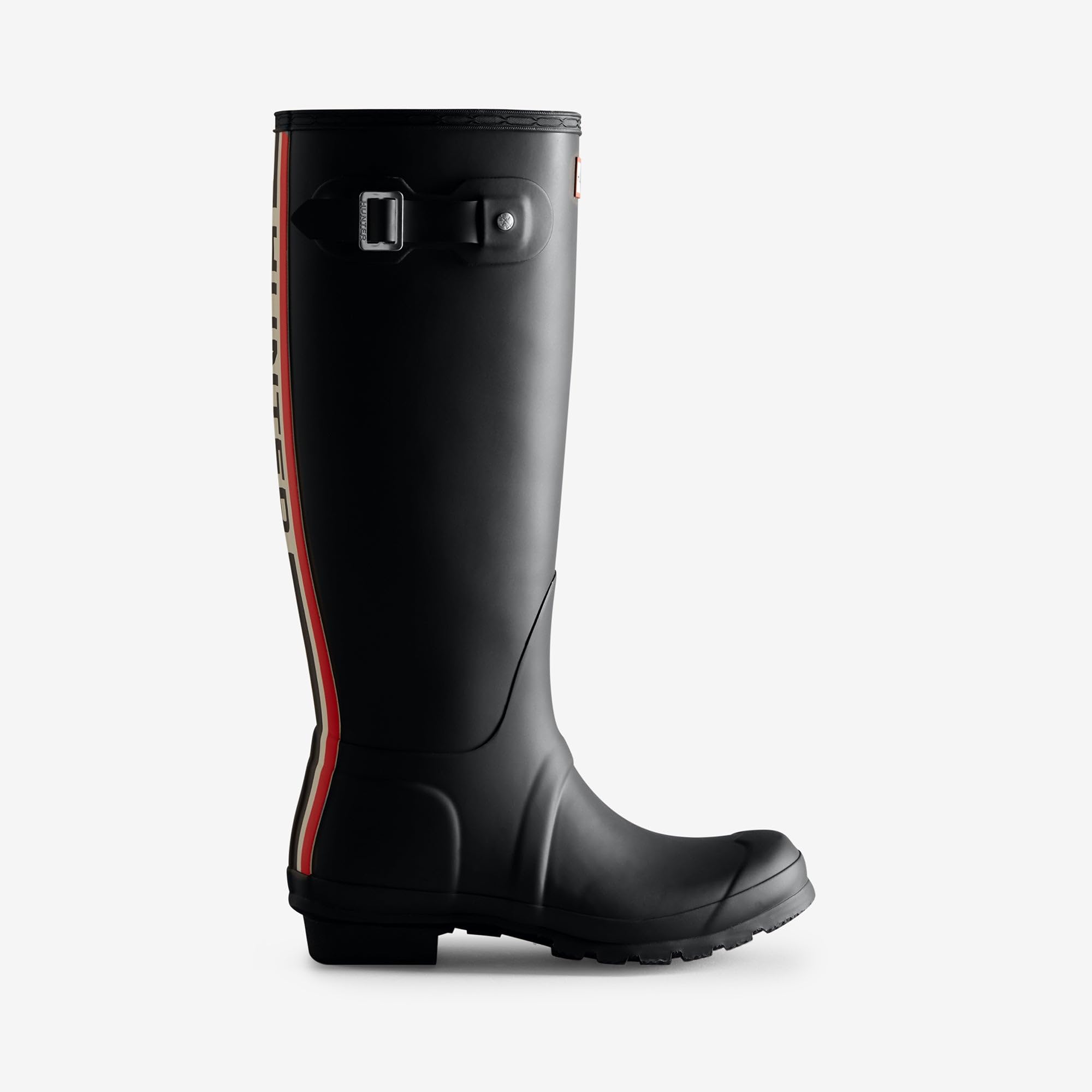 Hunter Women's Original Tall Hunter Tri Colour Logo Backst