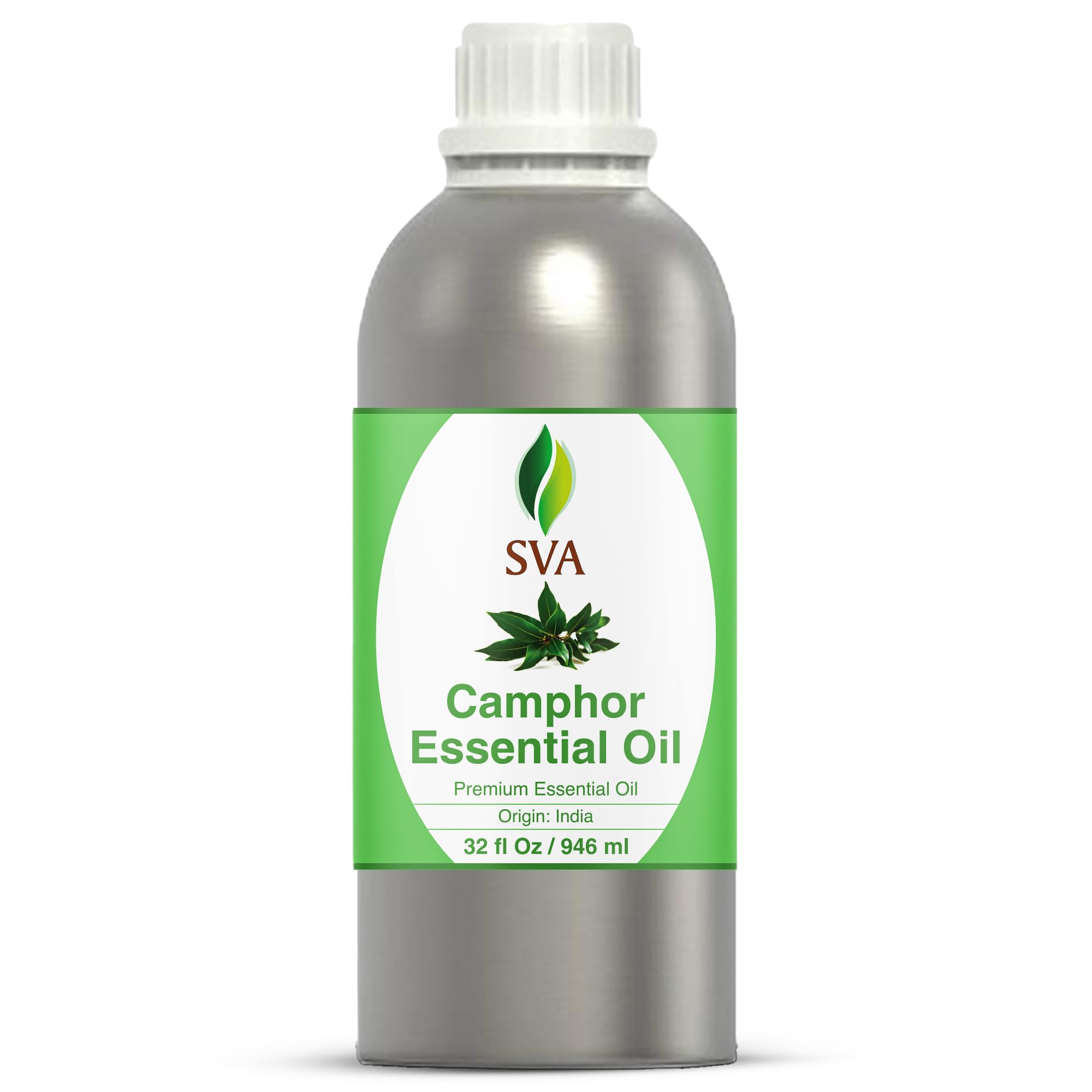 SVA Camphor Essential Oil, Huge Bottle, Large Size, 32 Fl Oz (946 ml)