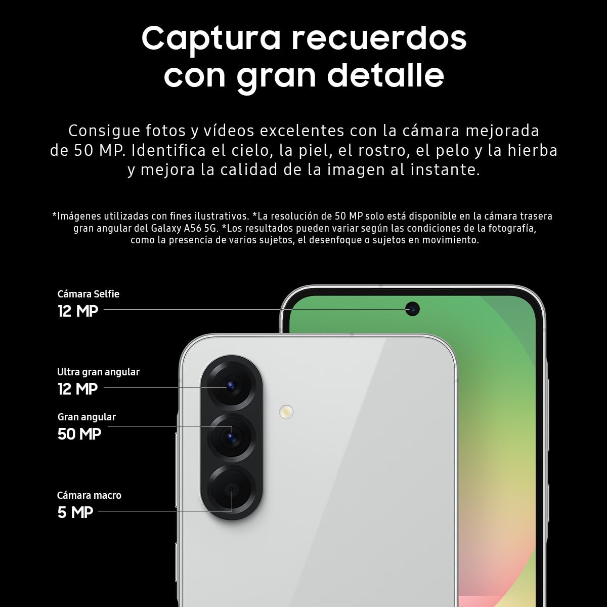 Amazon.com: SAMSUNG Galaxy A56 5G 2025 with AI | 256GB, 8GB