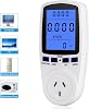 US Plug Multi Functional Power Meter with Backlight Monitor, Voltage Electricity Power Measurement Socket Outlet, Home Tools Kits