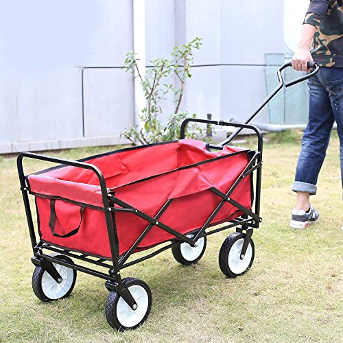 fold up camping trolley