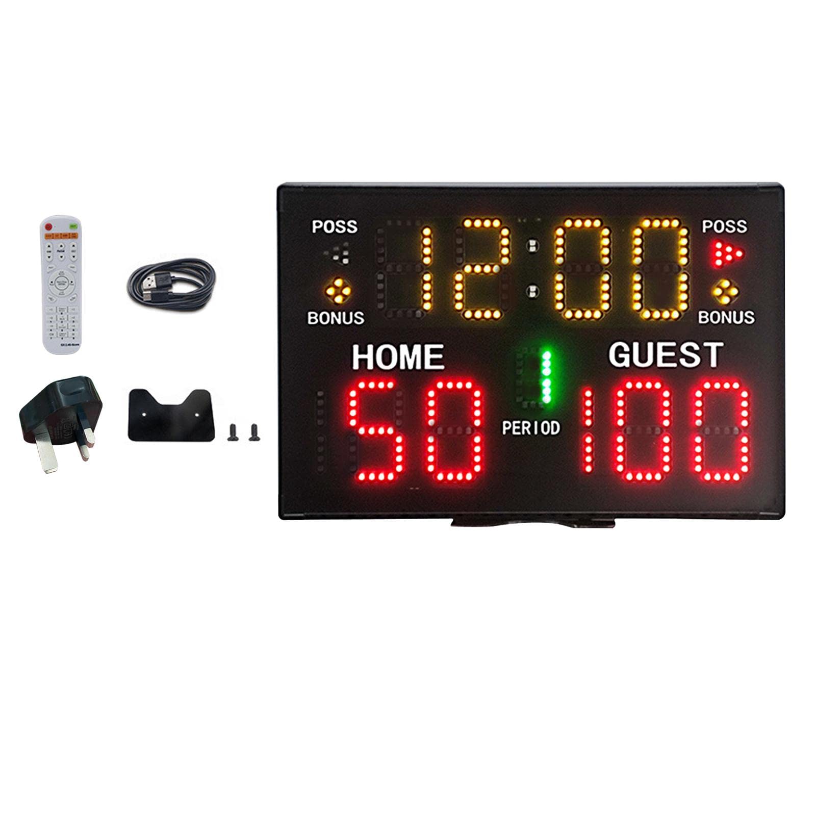 Fashion My Day® Tabletop Digital Scoreboard 30Meters Control Distance for Basketball Boxing Digital Scoreboard | Other Sporting Goods-image-11