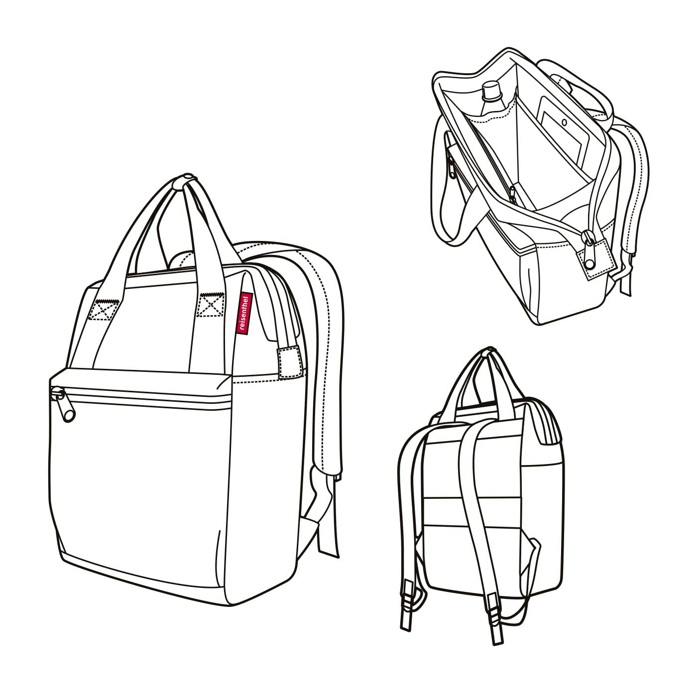 reisenthel Allrounder R 2-in-1 Reisetasche Rucksack 12L