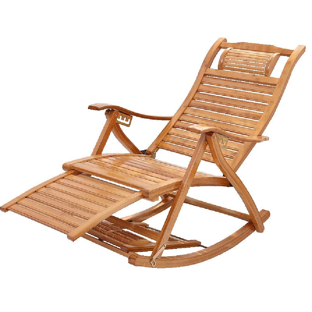 Rocking chair inclinable pliable pour soulager le dos dans le jardin