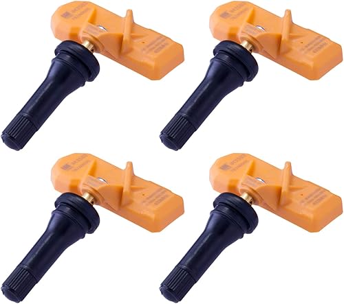 Sensor IM4168 TPMS de 433 MHz Compatible con Chrysler, Dodge, M-Benz, Maserati, RAM 56029398AA (4, goma negra)