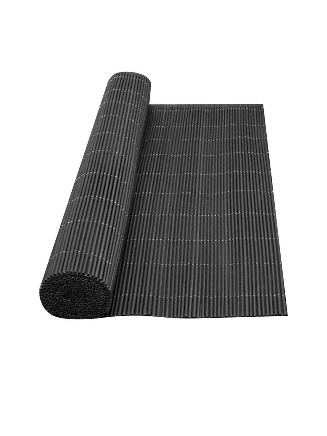 Jardin202 - Mimbre Artificial con Tratamiento Anti-UV y 90% de Ocultación - Varillas PP+PE en Colores Verde, Beige, Marrón y Gris | 2x3m (Gris)