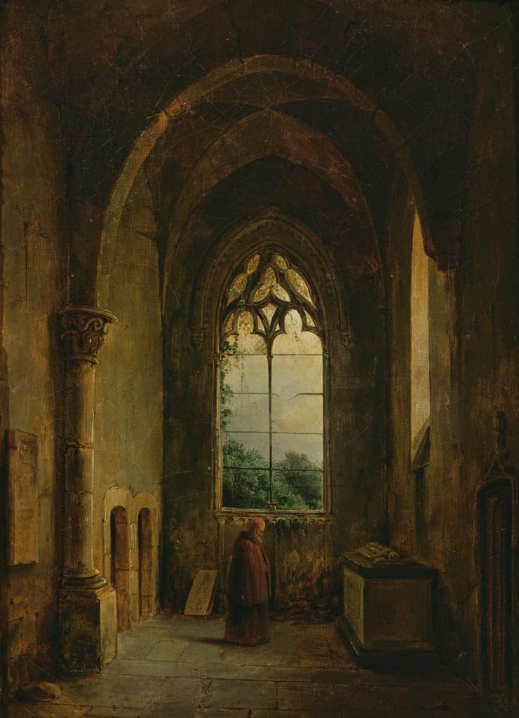 Affiche Impression Impression d'art Tableau Cloître Daguerre Toile 60x90 - 5