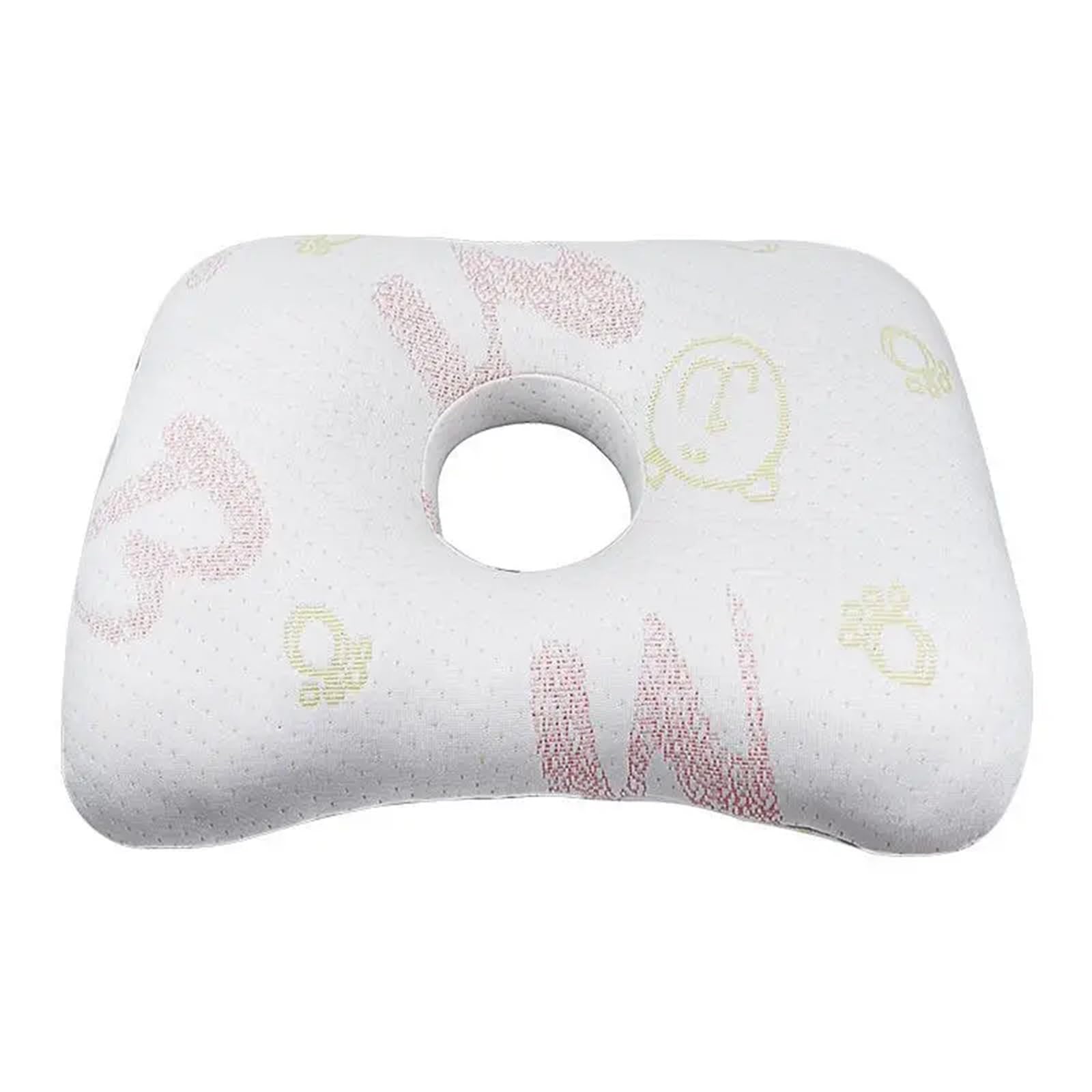 LuoAXINN Piercing Pillow Cotton Filling Ear Piercing Pillow Breathable Ergonomic With Hole Portable Comfortable Earring(Color 5)