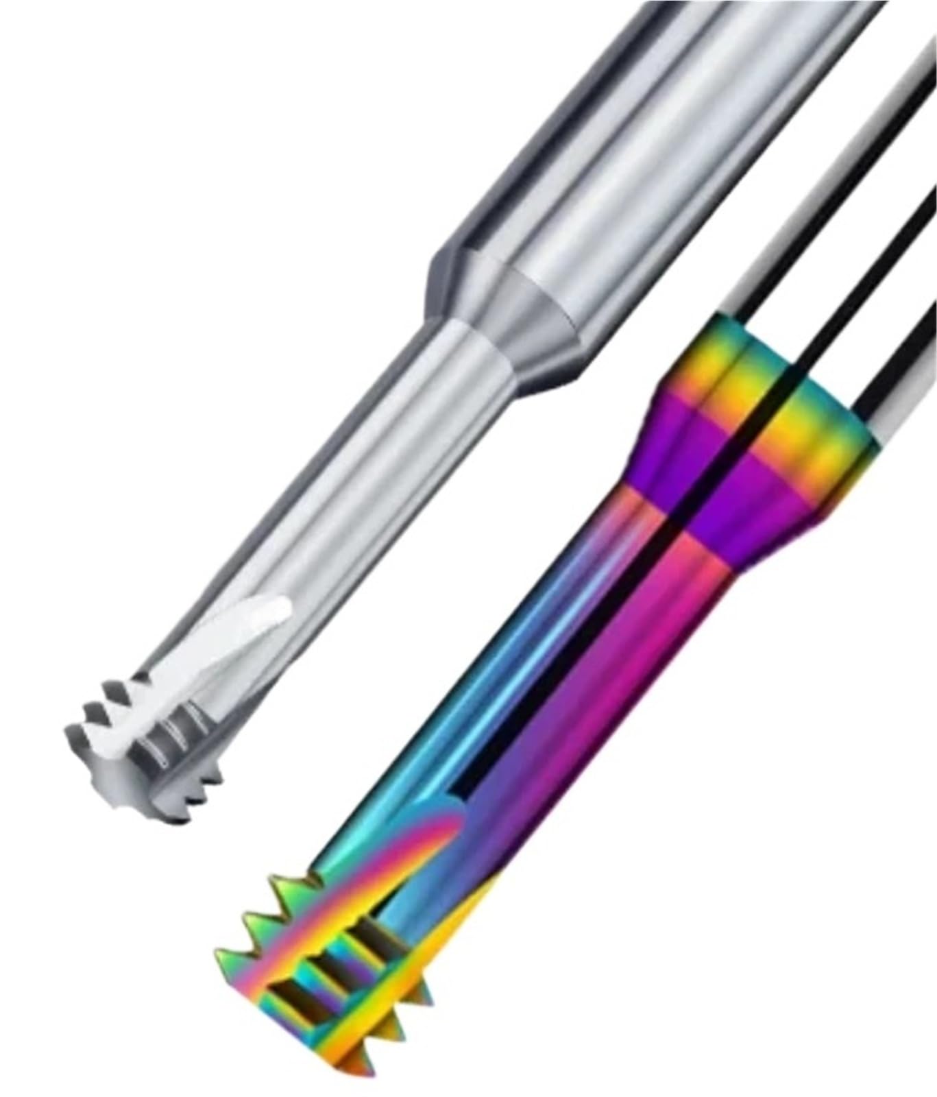 Fresas para metal Broca de fresado de hilo tridentado, tres dientes, procesamiento de aluminio, hilo de aleación de acero de tungsteno Millsfresa | M6-1,Aluminum process